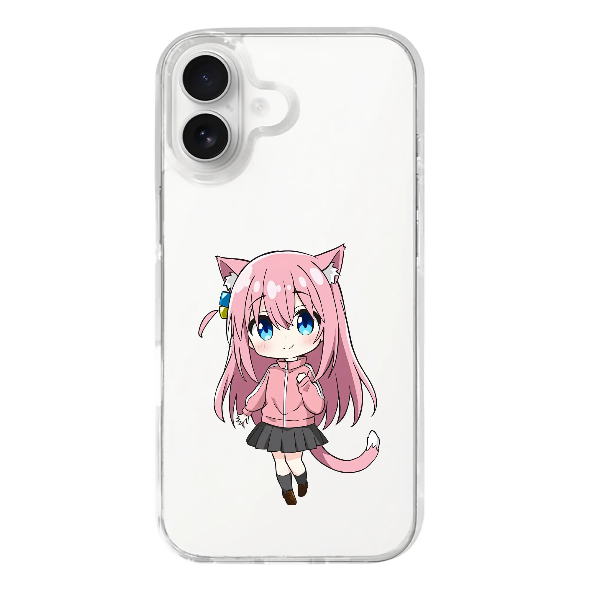 ぼっちざろっく！ グッズ,後藤ひとり - iPhone 17シリーズ 透明スマホケース – 薄型・耐衝撃・精密フィット保護カバー